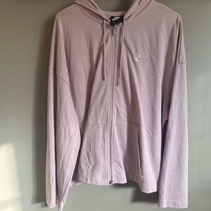 Nike Soft Pink Hoodie with Zip